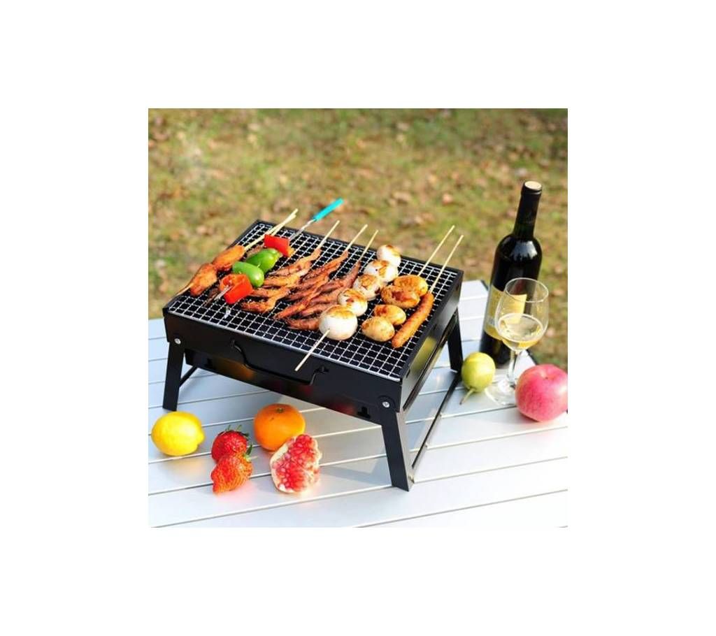 Portable Barbecue Grill for Camping - Black