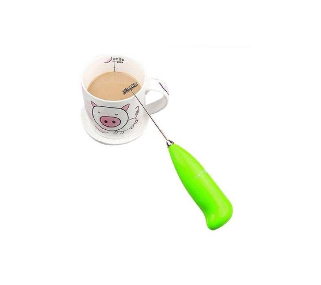 Electric Hand Mixer Espresso Cappuccino Coffee Maker - Green