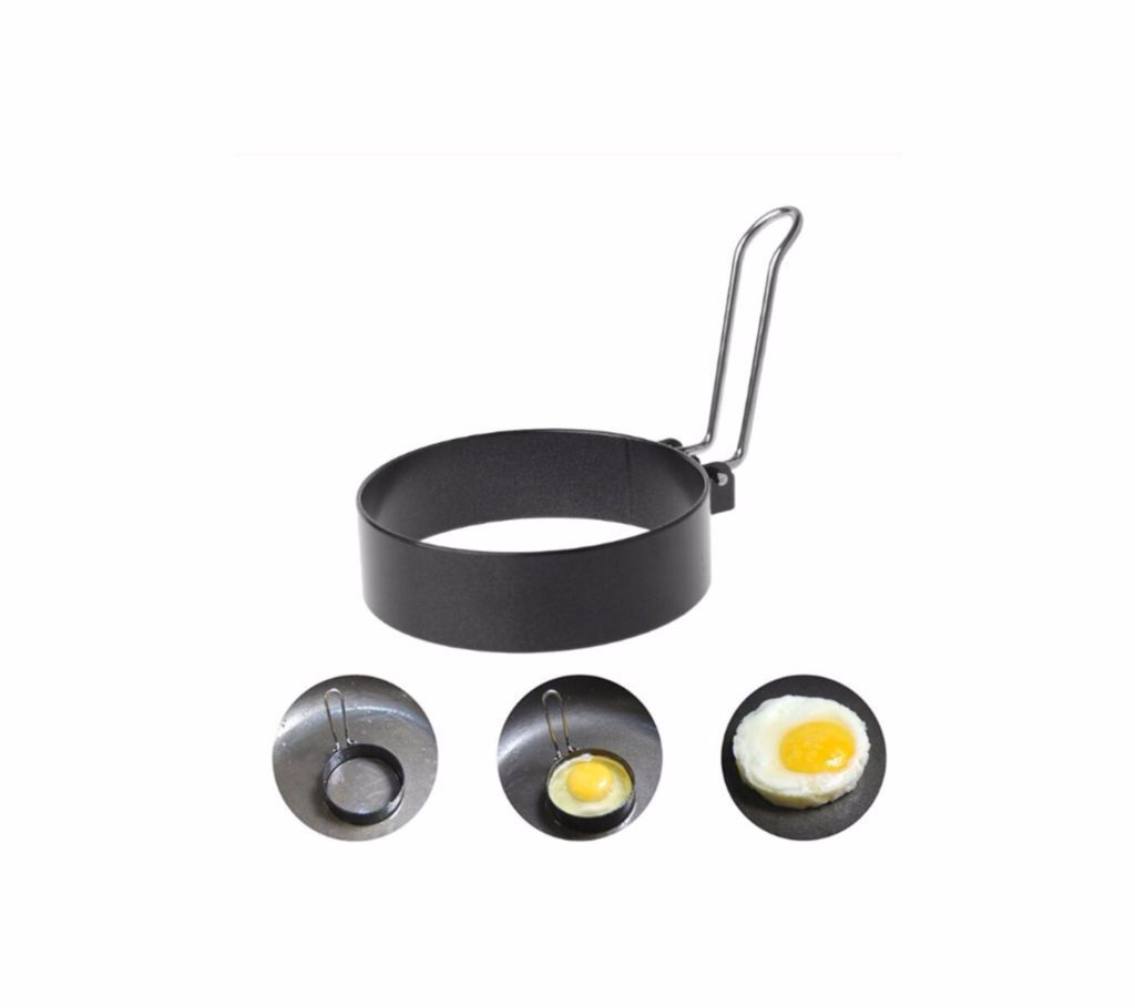 Nonstick Stainless Steel Handle Round Molds Ring Cooking Tools