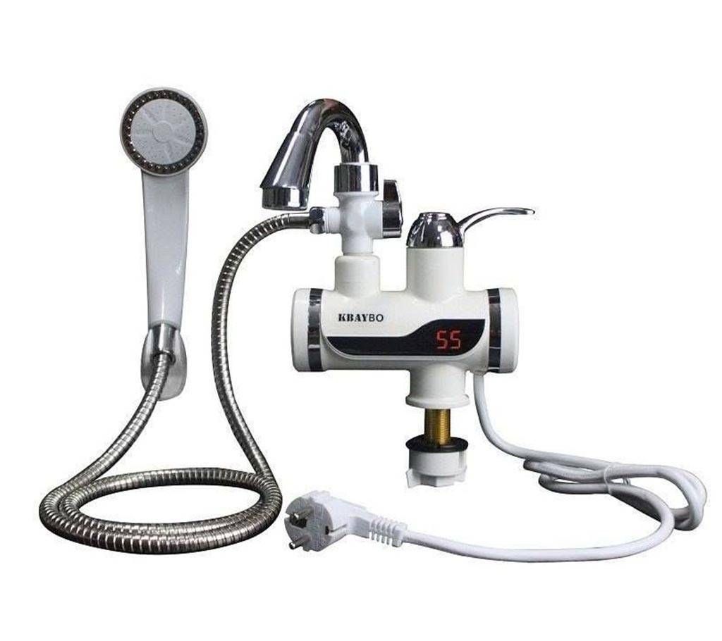 Instant Hot Water Tap Digital Display With Electric Shower HG-329  HCL1