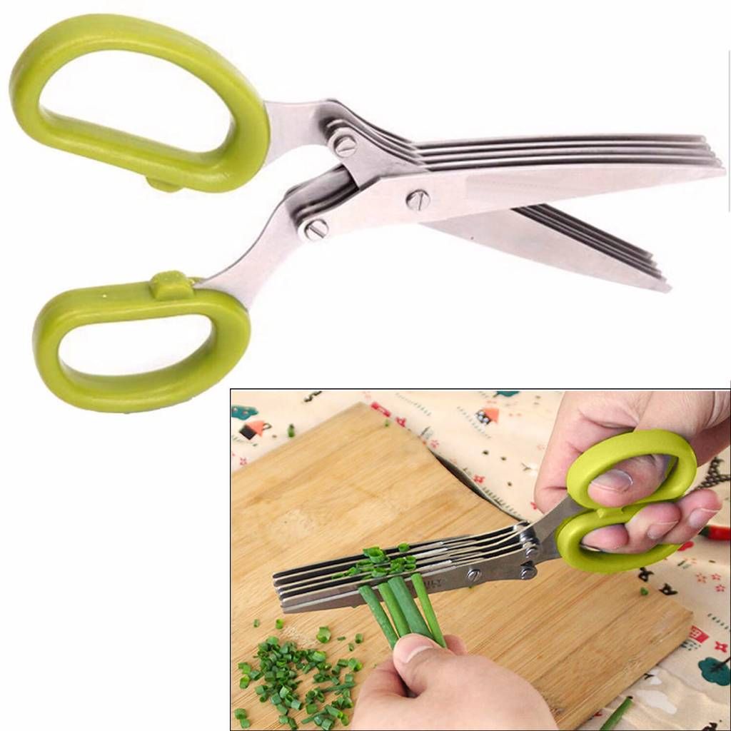 Multi Blade 5 Layer Herb Scissor