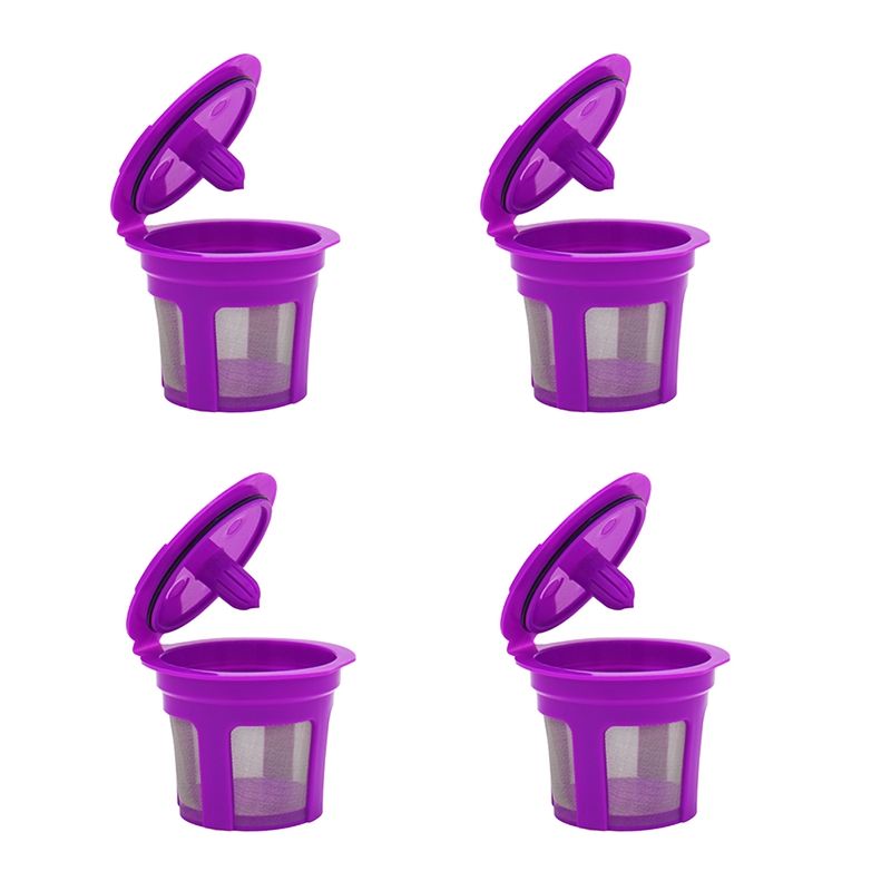 Reusable Refillable Coffee Filters for Keurig Family 2.0 and 1.0 Brewers Fits K200,K300/K350/K360,K450/K460, K500/K550