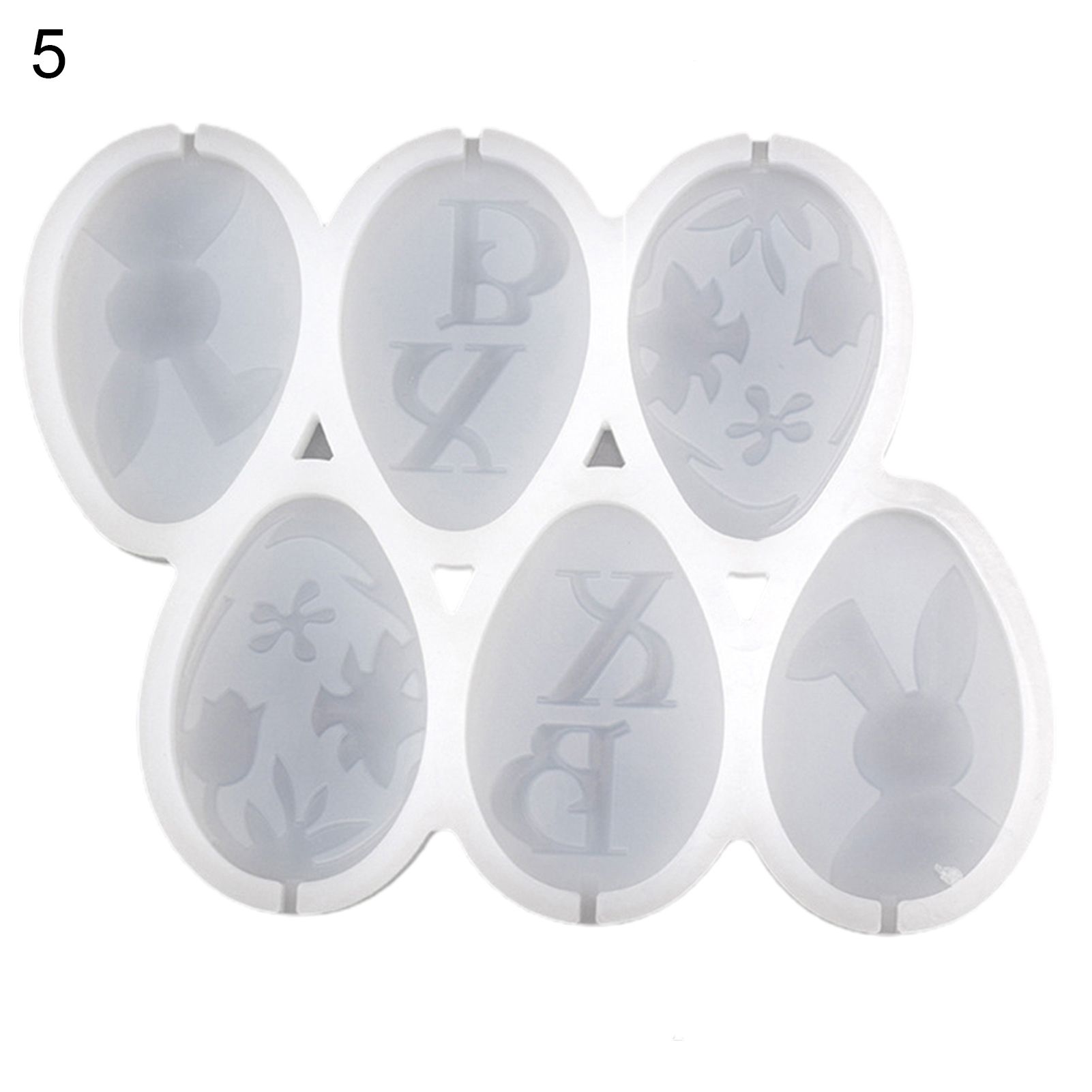 Chocolate Mould Non-stick Rabbit Bunny Eggs Shape Candy Mould