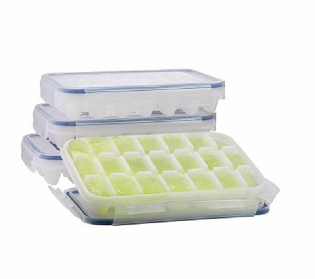 Ice Cube Tray With Cover For Refrigerator 
