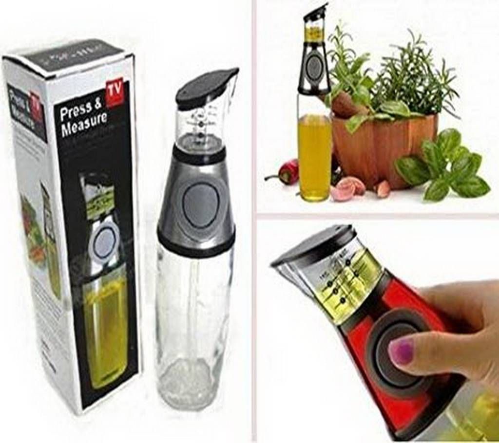 Press & Measure Oil and Vinegar Dispenser
