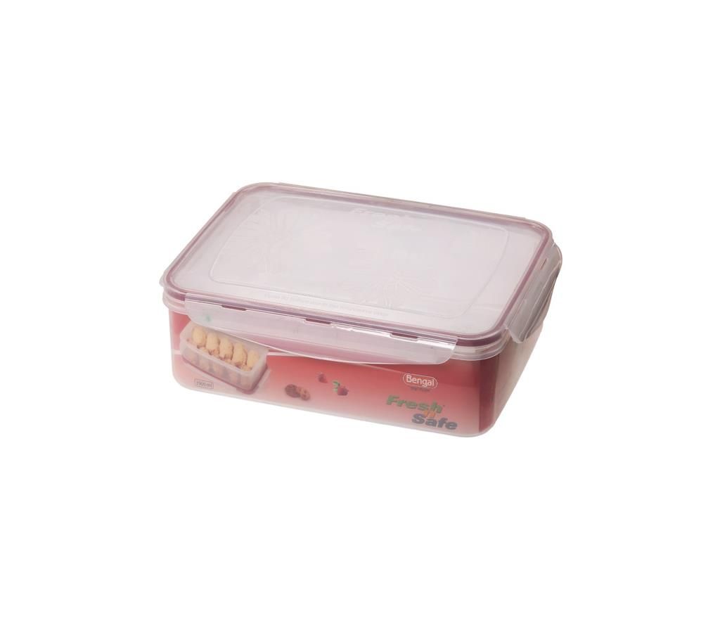 78209 Air Tight Container-Rectangular 1.6L - Transparent