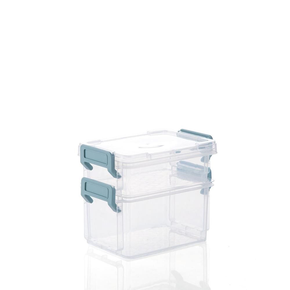 Desktop Transparent Sundries Storage Box Candy Box Jewelry Organizer Finishing Boxes Plastic Debris Case Stationery Box