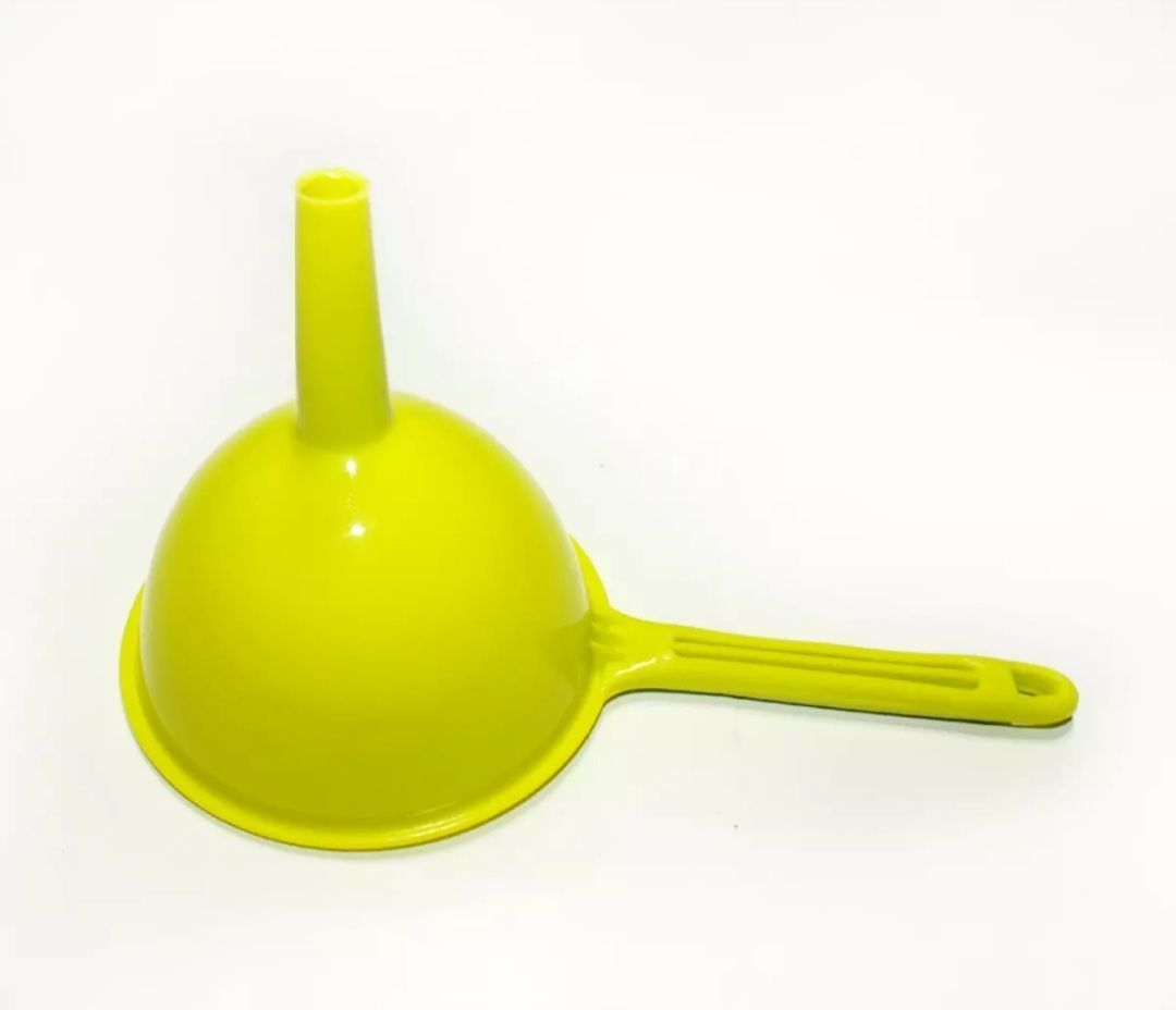 Plastic Oil Funnel With Handle - Multicolor