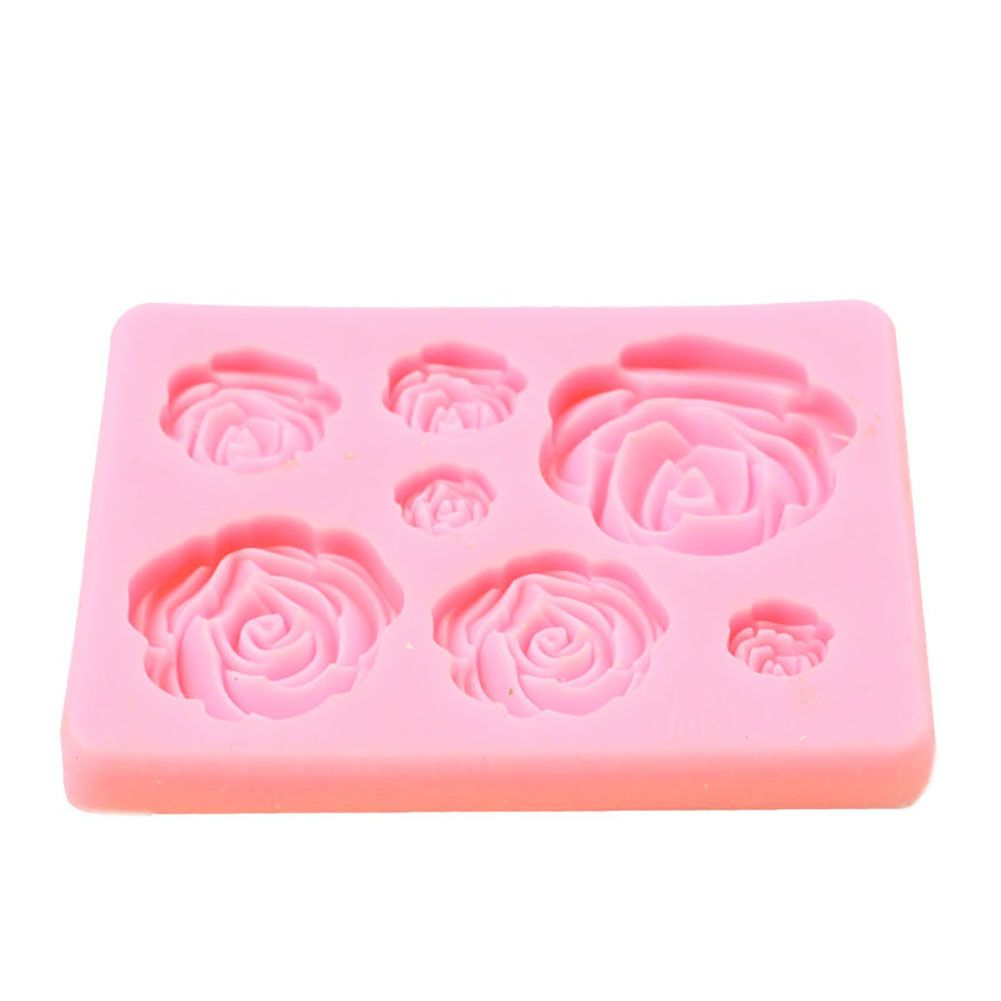 Rose Flower Silicone Baking Mold DIY Fondant Cake Chocolate Decorating Tool