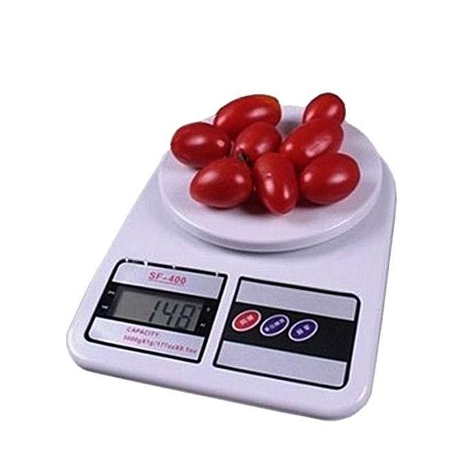 Multifunctional Kitchen Scale 5 Kg - White