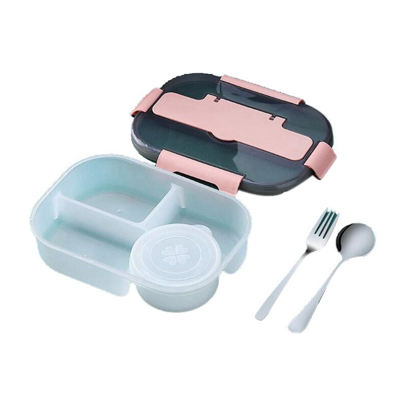 Kids Lunch Box Portable Food Container Storage Plastic Microwave Bento Box for Children Fruit Salad Food Box
