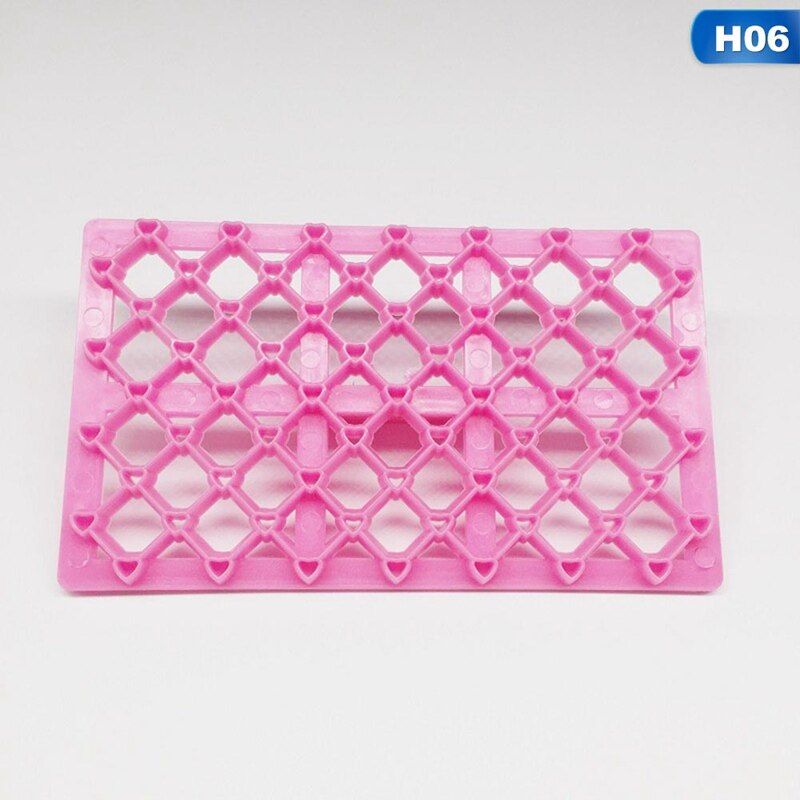 Diamond Sugarpaste Gum Icing Baking Quilt Fondant Cake Equipment Tool Cutter Icing Embosser Mould