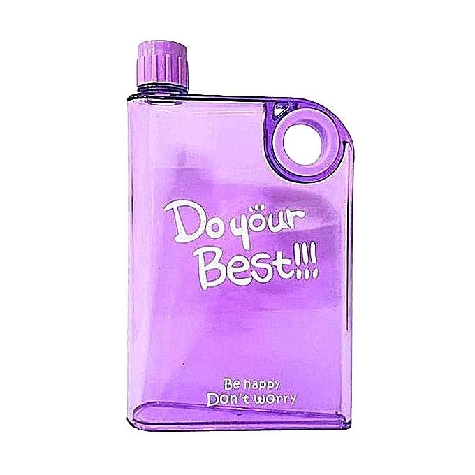 Notebook Water Bottle - Purple