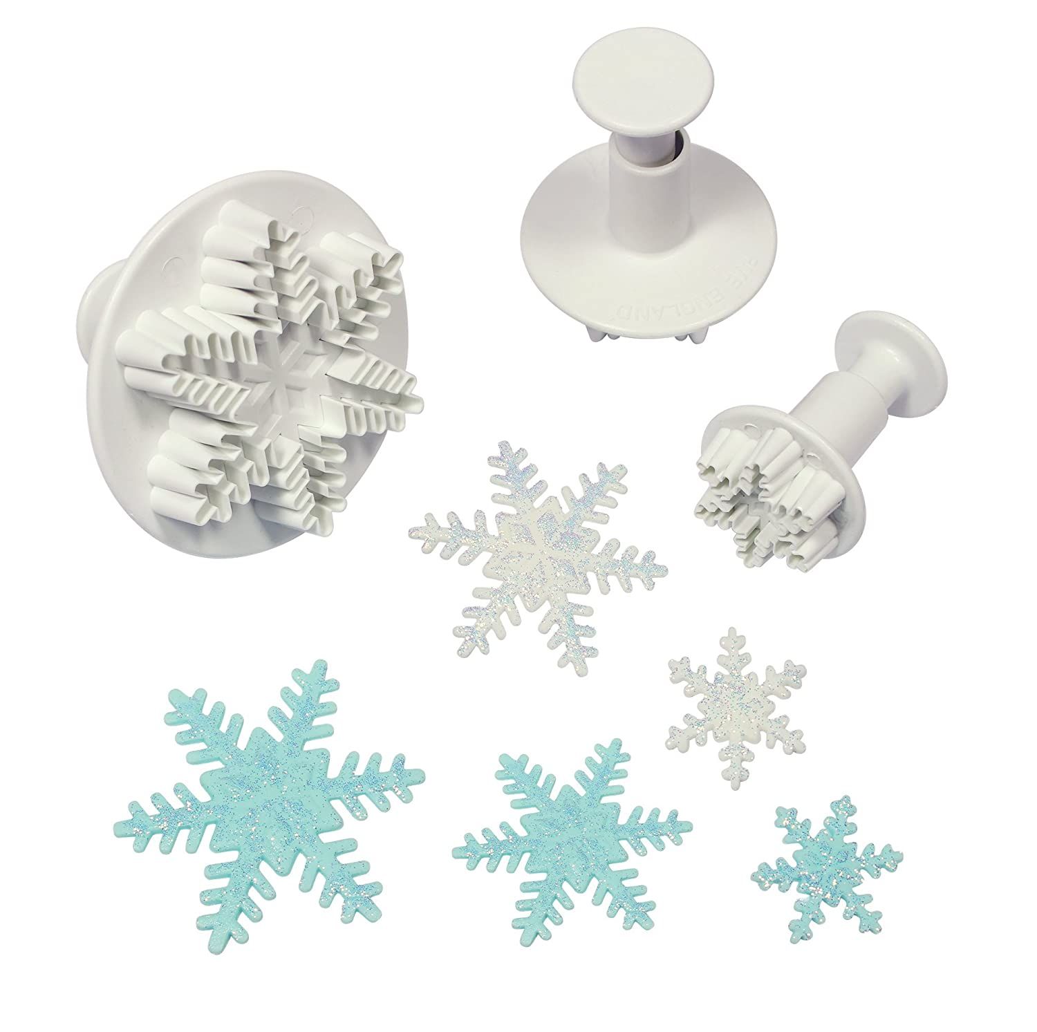 Snowflakes Plunger Each 3pcs Set