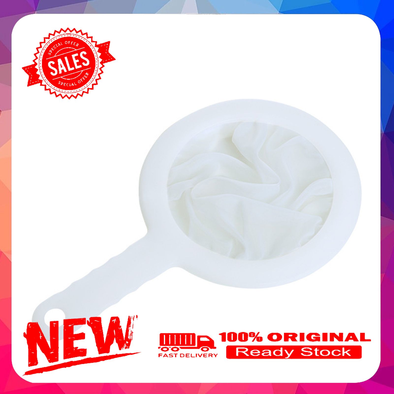 Mesh Strainer Ultra-fine Kitchen Accessories Polyester 100/200/400 Mesh Ultra-fine Soy Milk Filter for Kitchen
