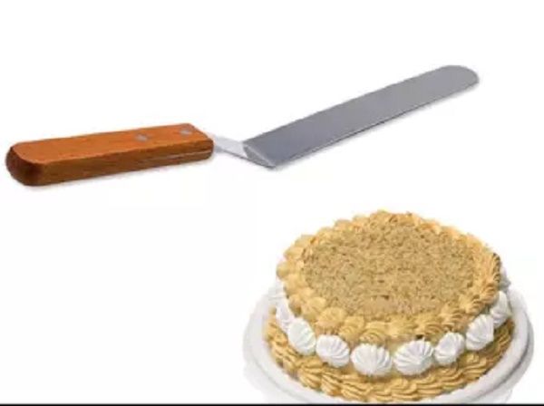 Stainless Steel Cake Planer-10" inch Cake Knife & Wooden Handle