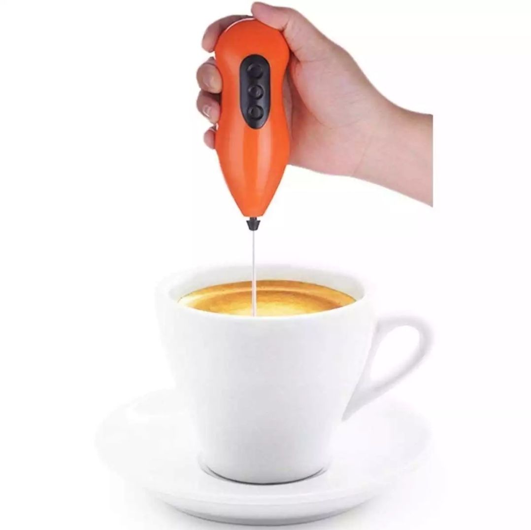 SpaceQ Innovation Milk Frother Electric Foam Maker Classic Sleek Design Hand Blender Mixer Froth Whisker Latte Maker for Milk,Coffee,Egg Beater,Juice,Cafe - Coffee Mixer