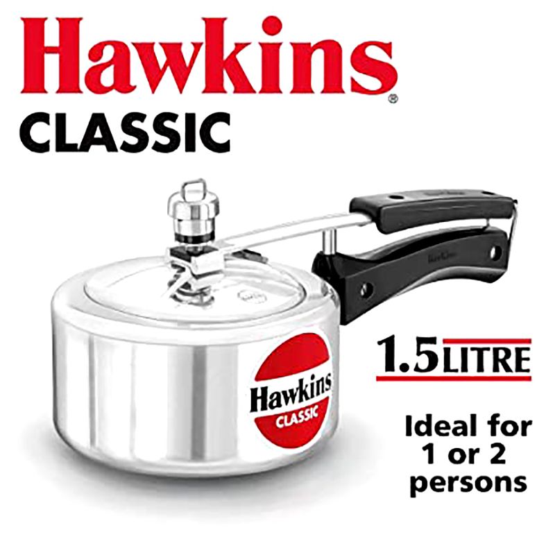 Hawkins ক্লাসিক 1.5 l প্রেসার কুকার (অ্যালুমিনিয়াম)