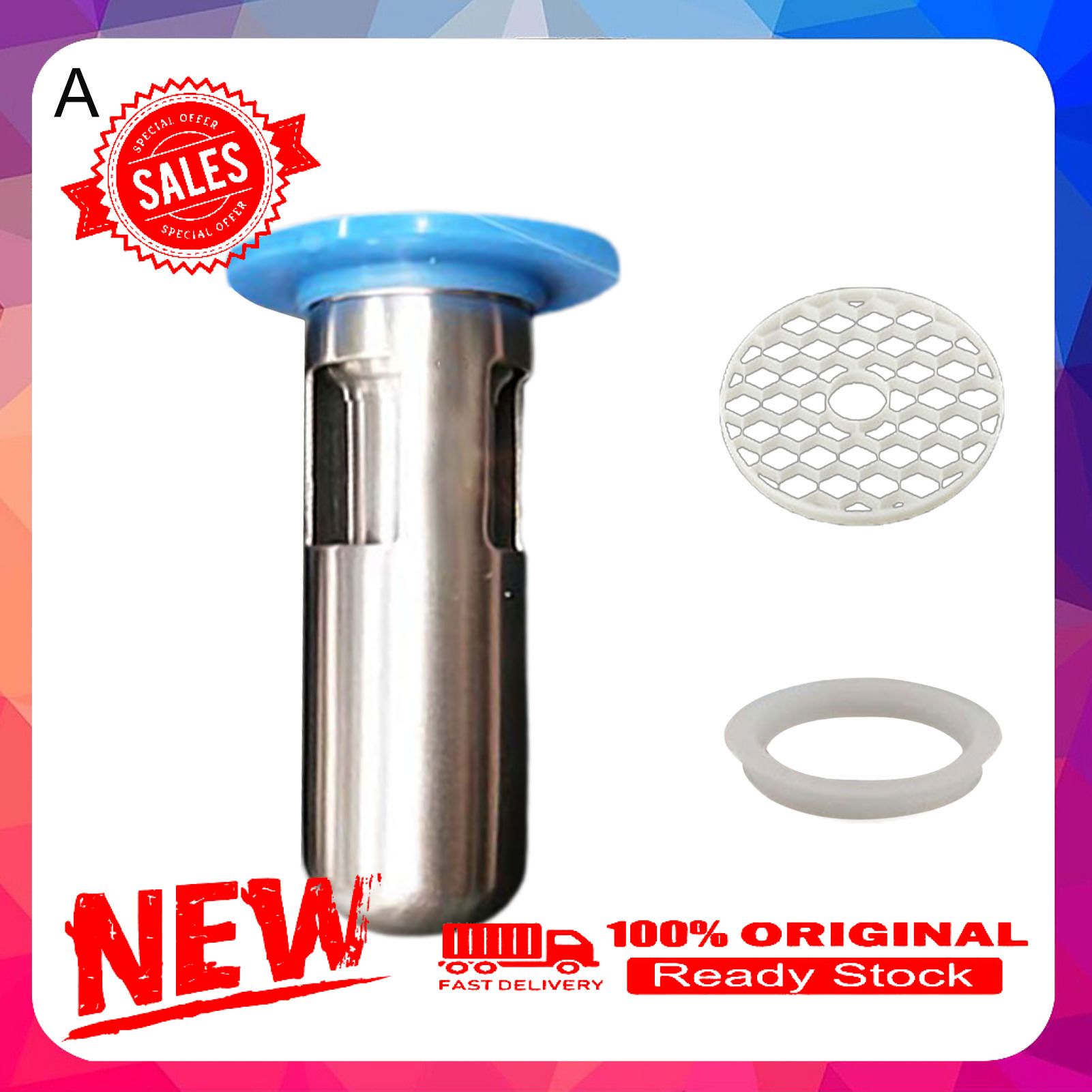 Stainless Steel Kitchen Toilet Floor Drain Sewer Core Deodorant Waste Strainer