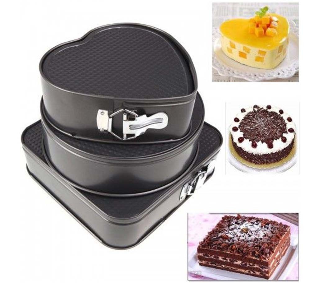 Multi-Shaped Cake Mould (3 piece)