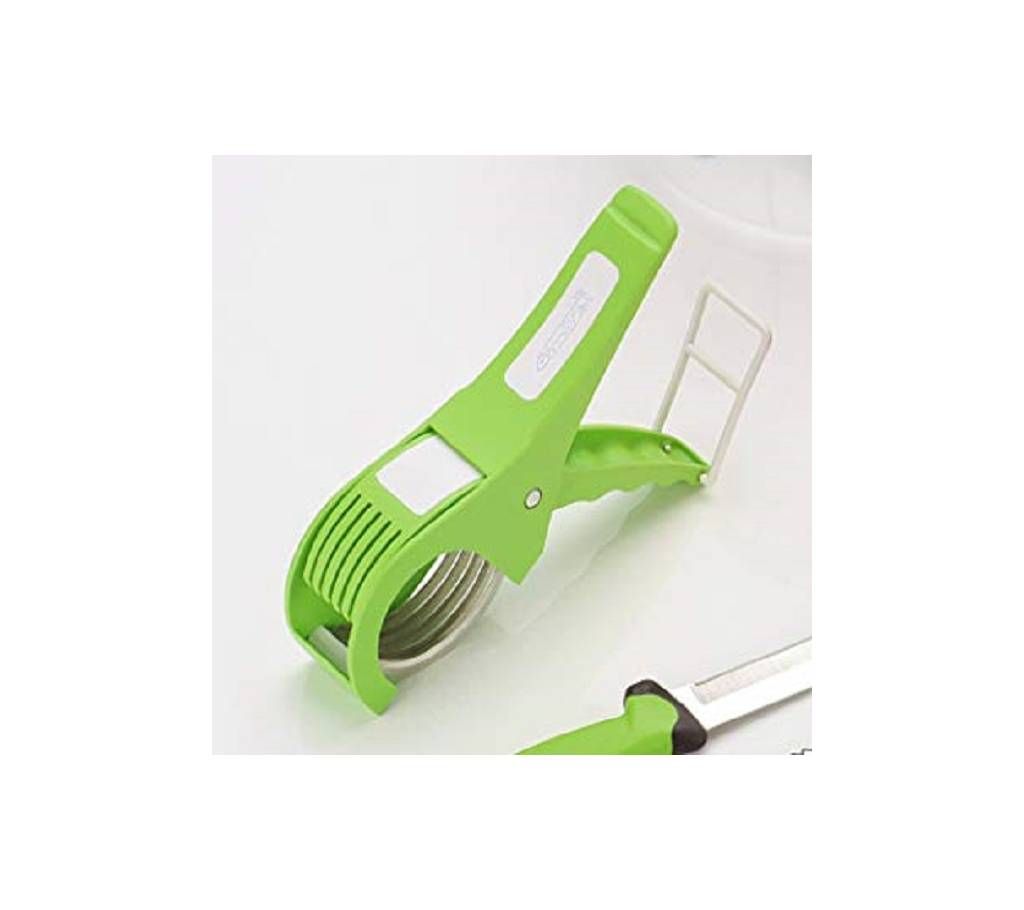 Kartik Kitchenware Plastic Vegetable Cutter, White/Green
