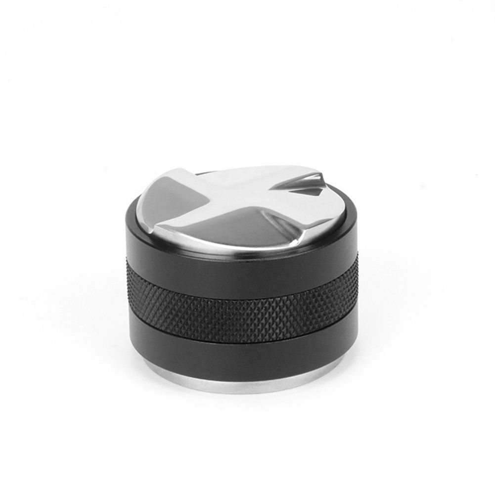 51/53/58mm Double-head 4-Leaf Intelligent Coffee Distributor Leveler Tamper