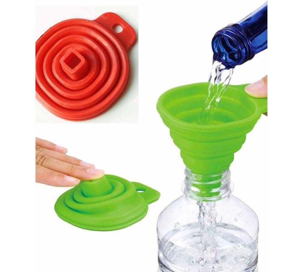 Collapsible Silicone Funnel (1 Piece)