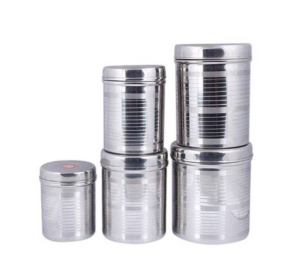Stainless Steal Container Set (5 pcs)