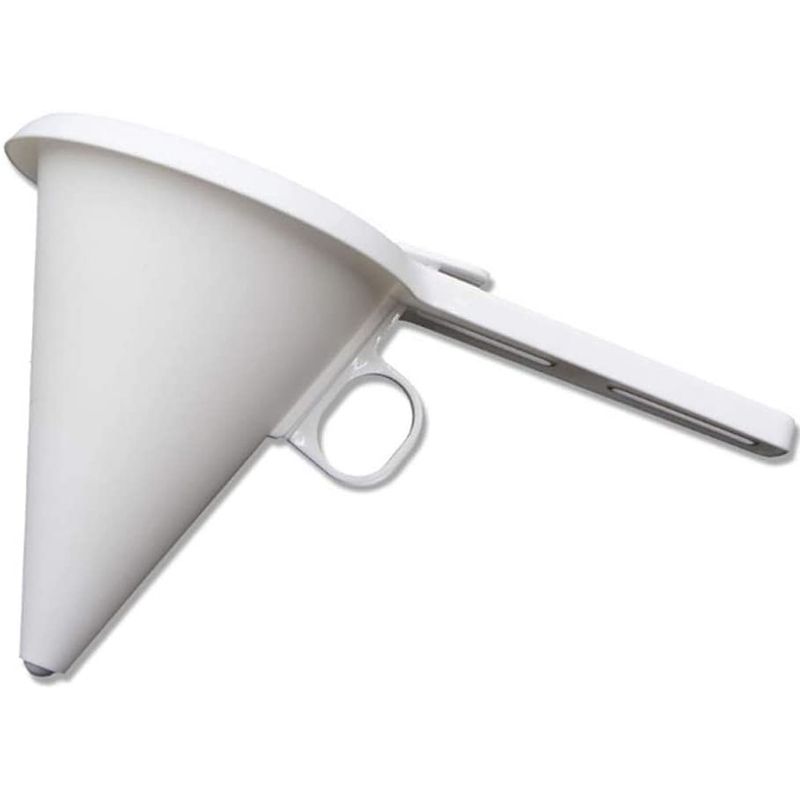 6 Pieces White Adjustable Chocolate Funnel for Baking Cake Decorating Tools Kitchen Accessories Easy Operating Funnel