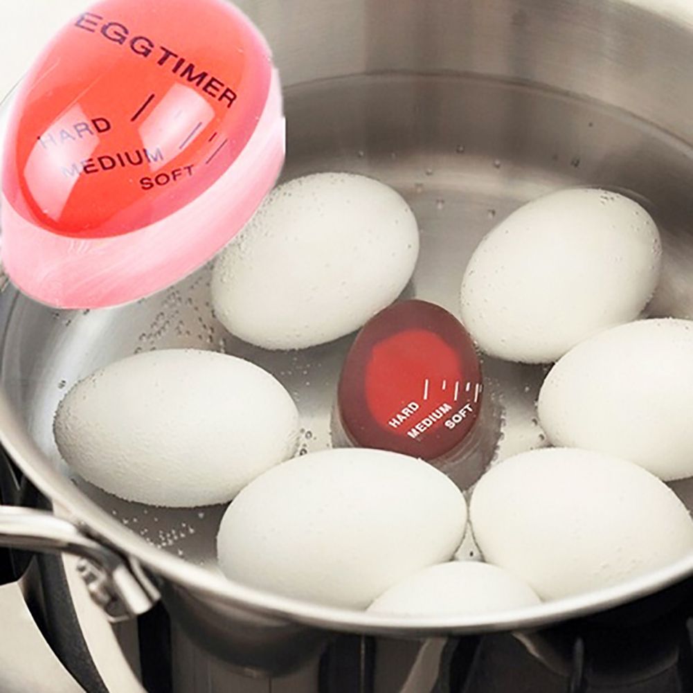 Mini Color Changing Resin Perfect Boiled Eggs Timer Cooking Kitchen Supplies