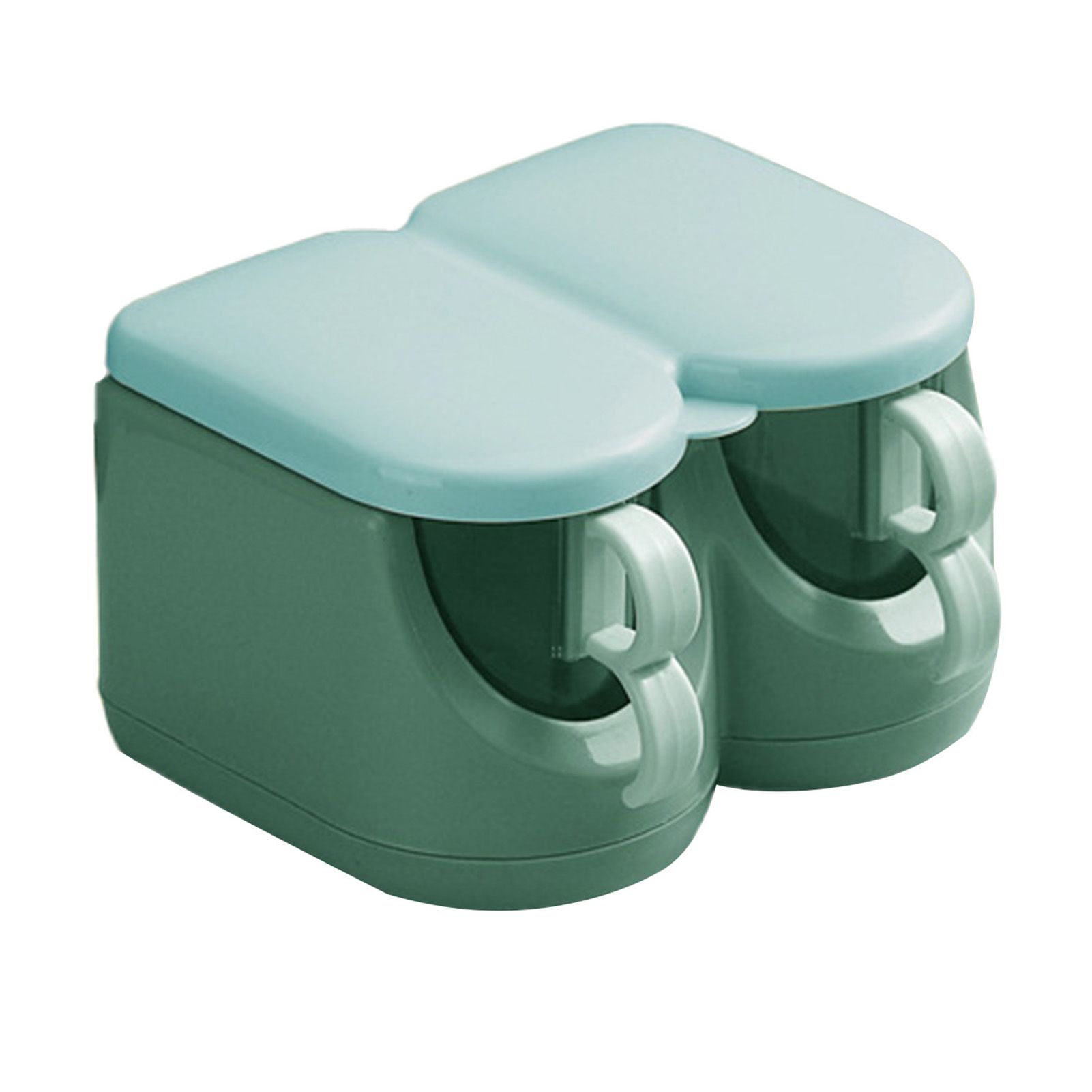 Seasoning Box Nice-looking Decorative Healthy Plastic Spice Box Multi-Grids Seasoning Container for Home