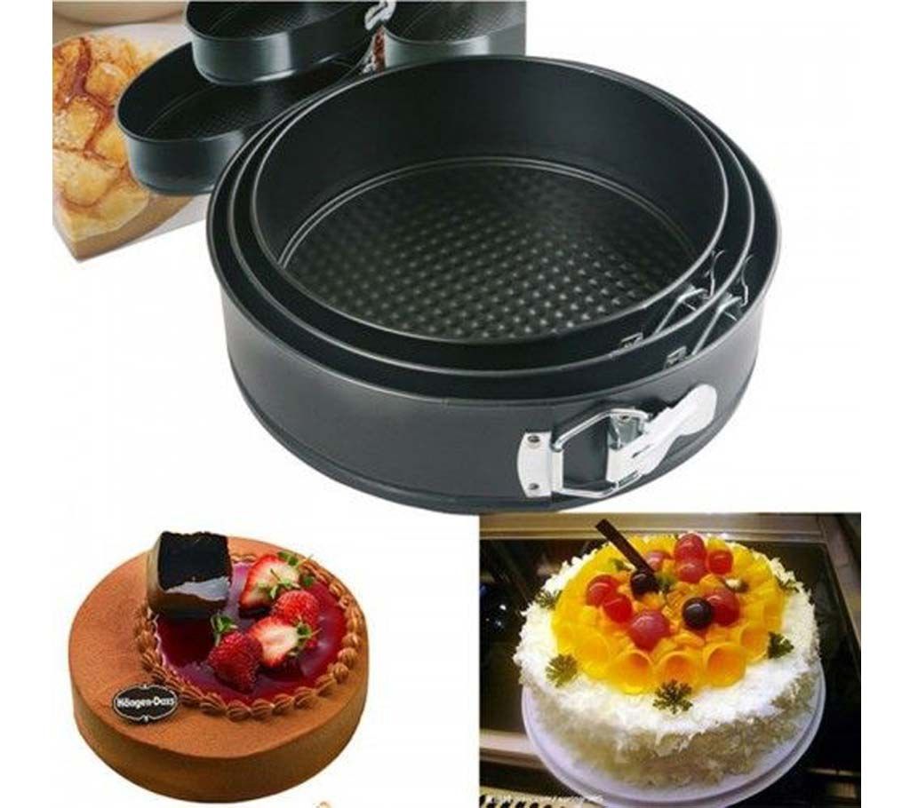 Round Shaped Cake Mould (3 pieces)