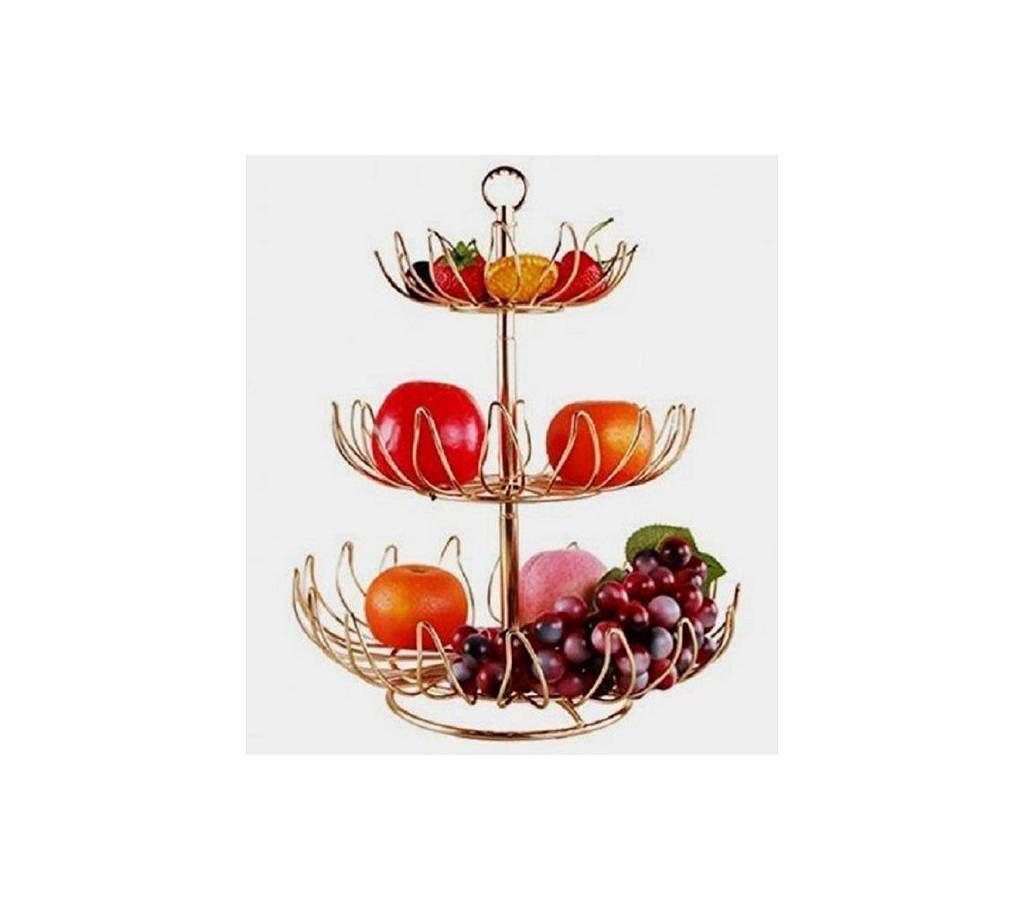 3 Layer Metal Fruit Basket