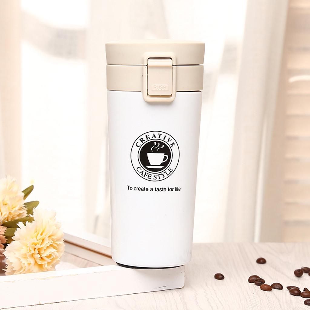 Tumbler Hot Fashion 380ml Stainless Steel Coffee Mugs - Coffee Mug