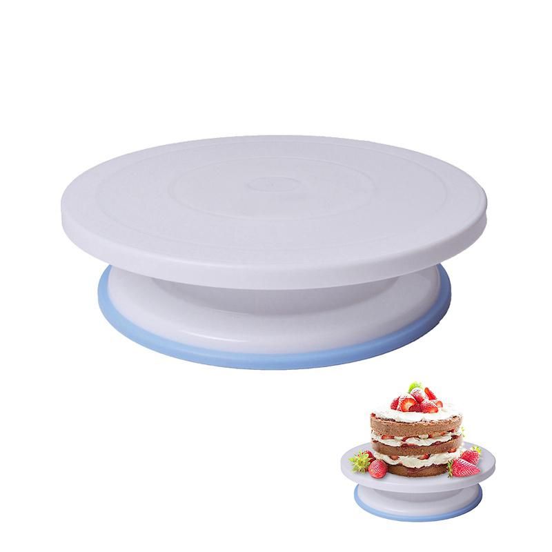 Cake Turn Table + 1 pcs plastic Scraper