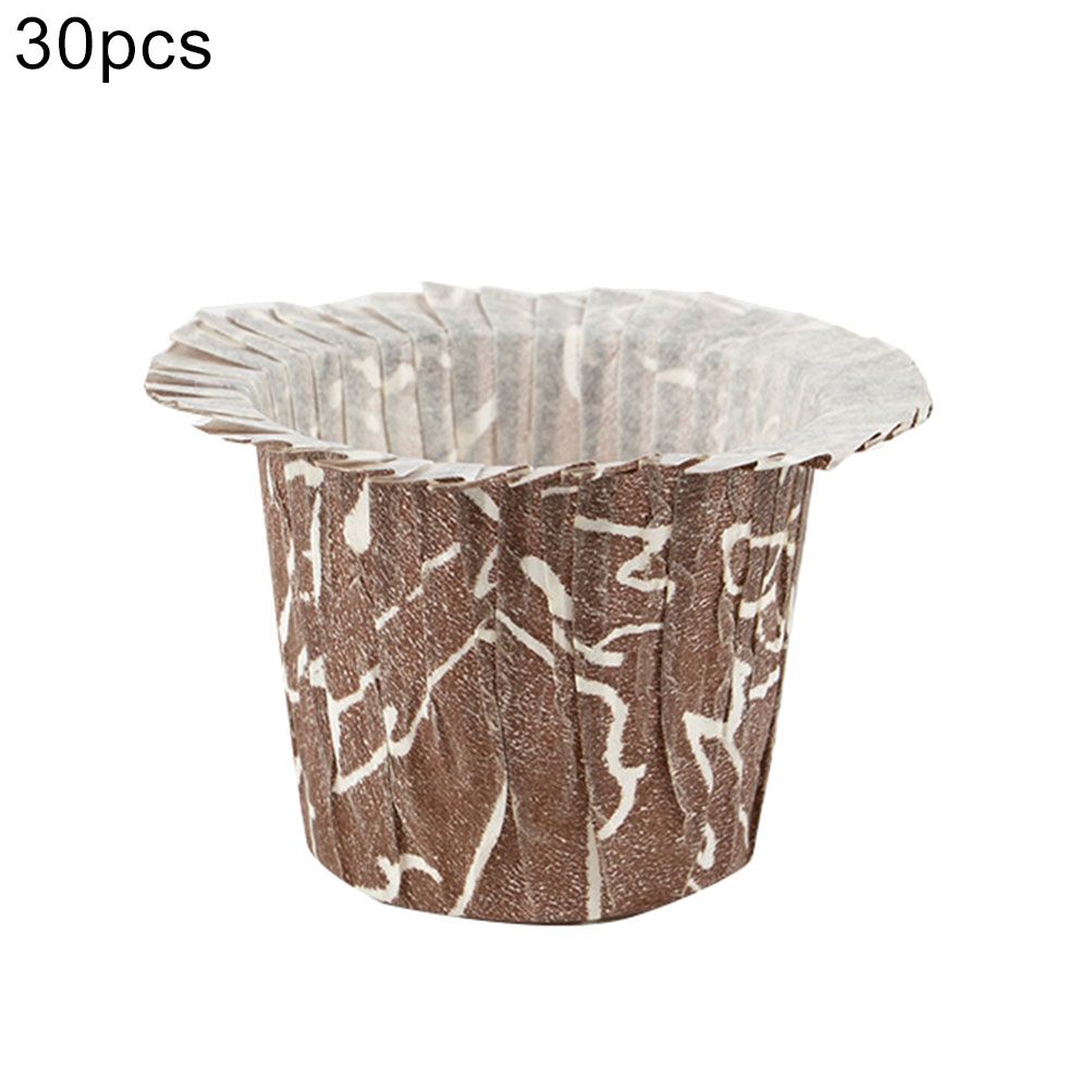 30Pcs Baking Cupcake Cake Liner Wrappers Paper Cup Tray Muffin Dessert Holder