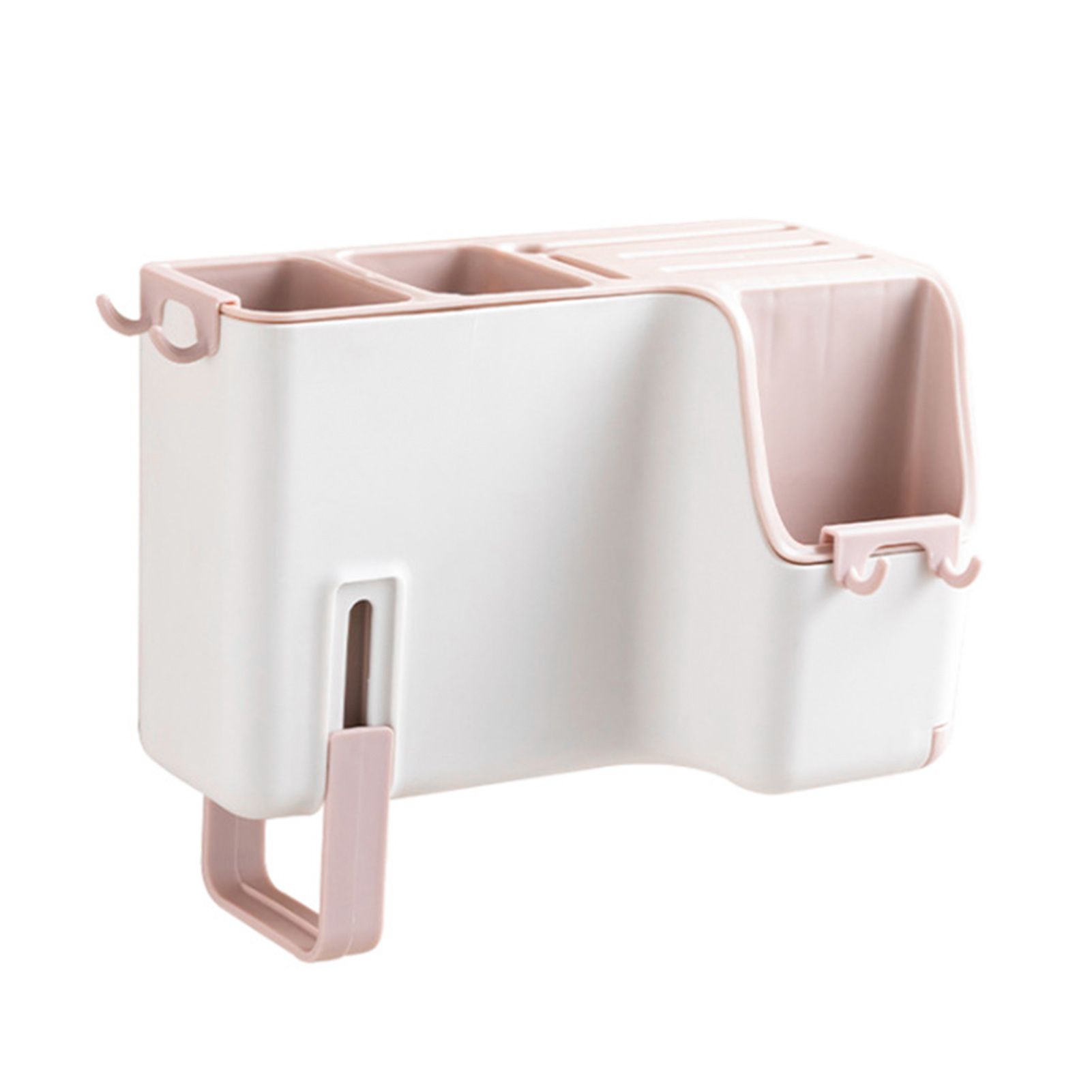 Wall-Mounted Kitchen Organizer Cutlery Holder Chopsticks Storage Box Home Decor