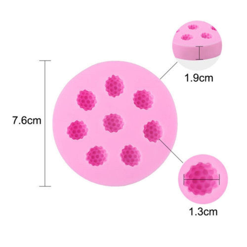 3D Fruit Strawberry Raspberry Blueberry Silicone Fondant Mold Candy Cake Decor Chocolate Sugarcraft Mould Kitchen Baking Tools