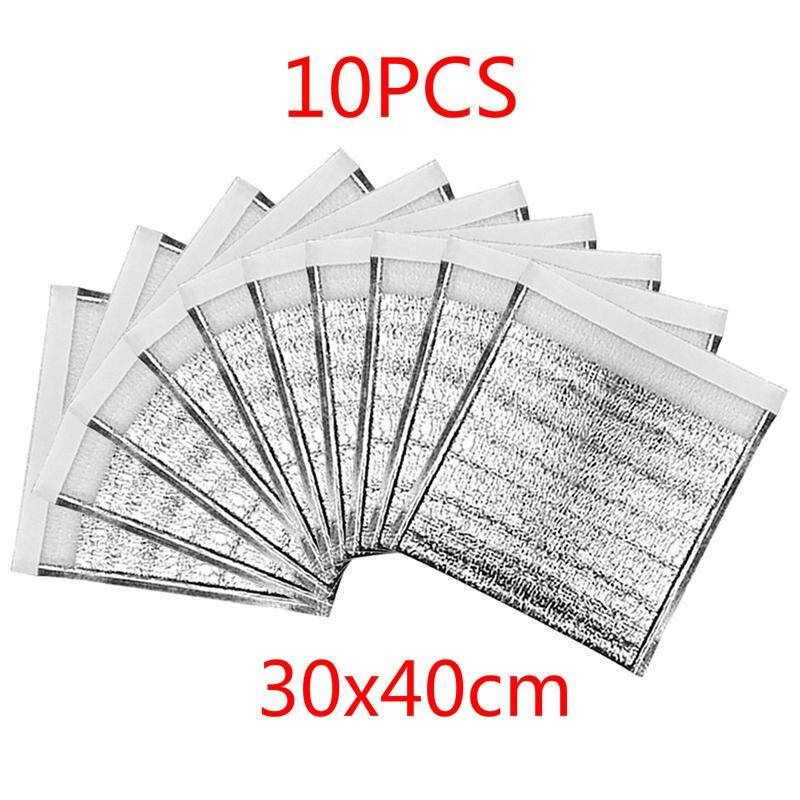 Panda Online 10PCS Aluminum Foil Bags Thicken Insulated Sandwich Bags Thermal Bag Food Storage Cooler Bag