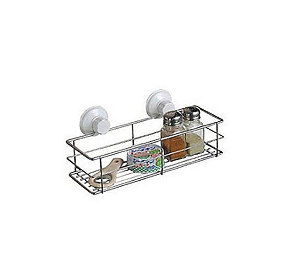 Stainless Steel Bath and Kitchen Storage Basket Shelf Organize