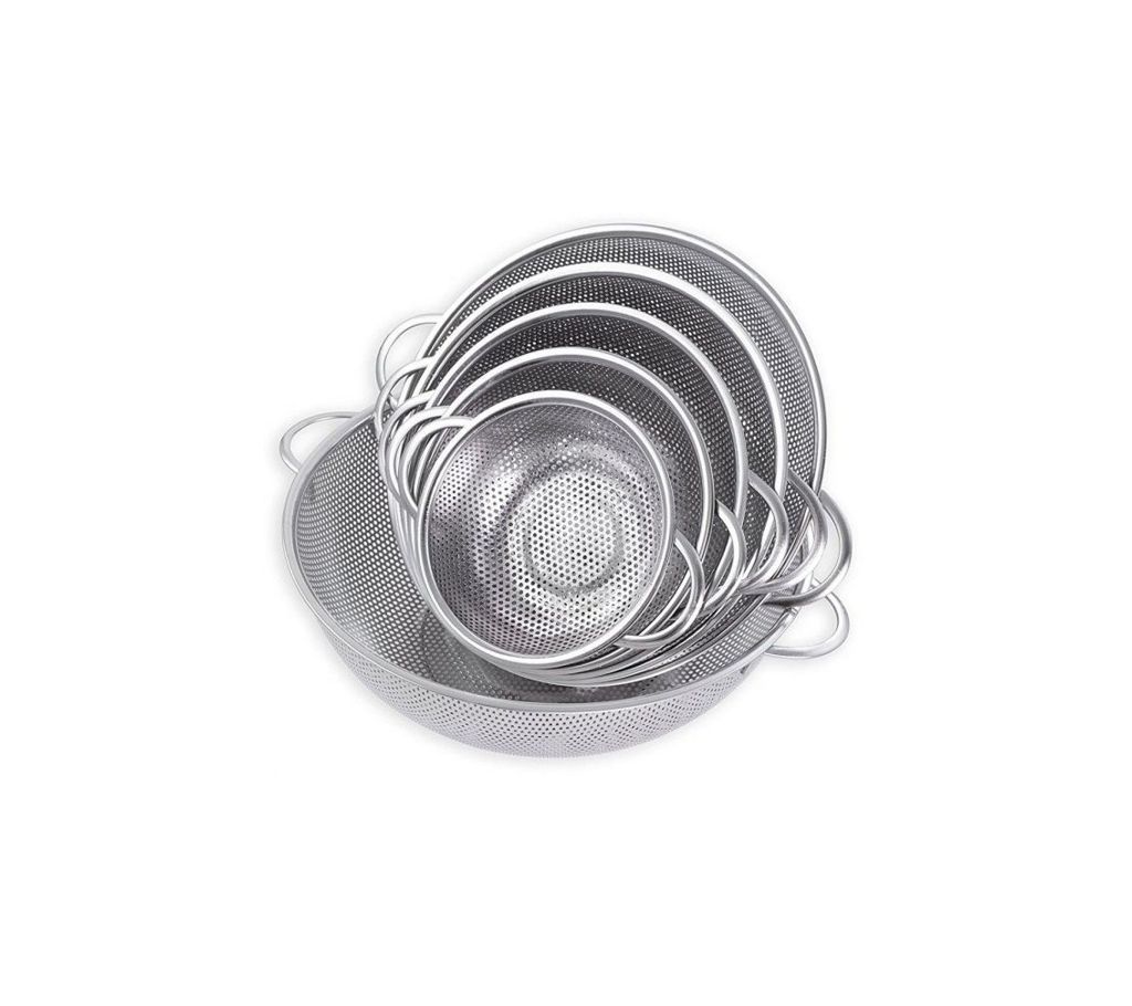 Stainless Steel Strong Handle Food Basket 6 Pcs Set  DNM
