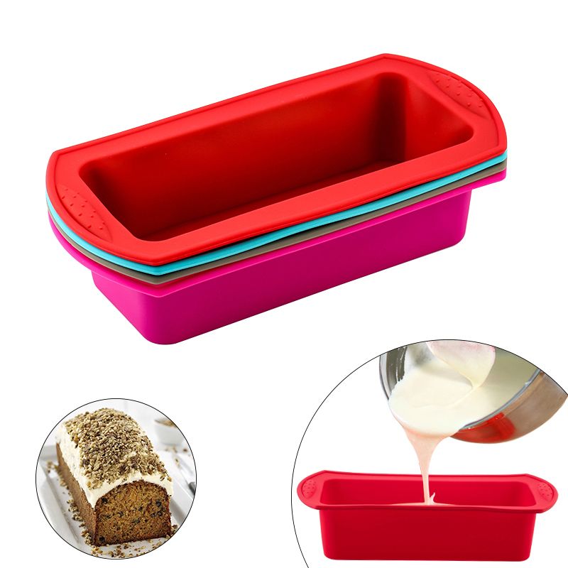 1 Pc Cake Toast Silicone Mold Rectangular Baking Tool DIY Toast Bread 3D Silicone Mold Oversized Mold Mousse Cake Mold