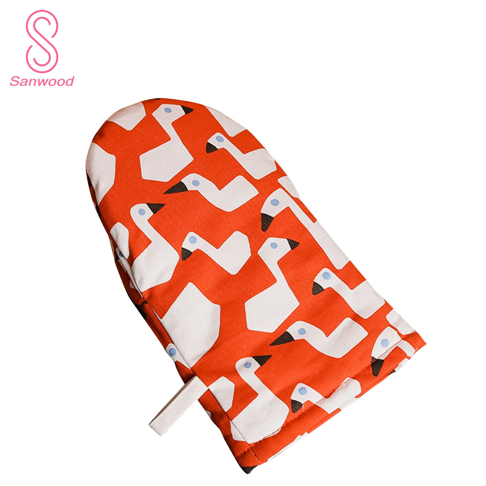 Microwave Oven Anti-scald Glove Kitchen Baking Heat Resistant Non-slip Mitten
