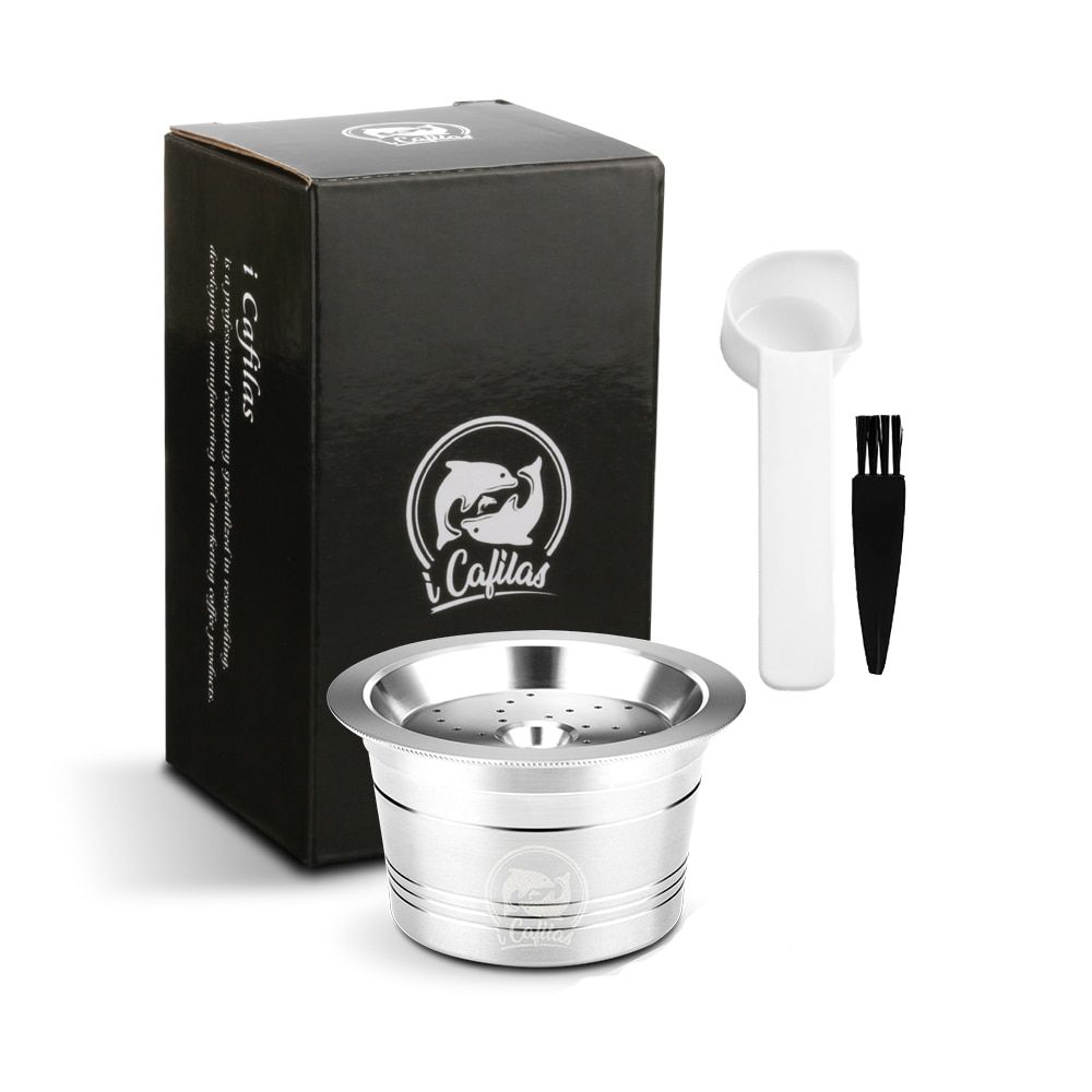 Reu Coffee Filters Stainless Steel with Sn Brush Comaptible for K-fee Caffisimo Machines Expresso