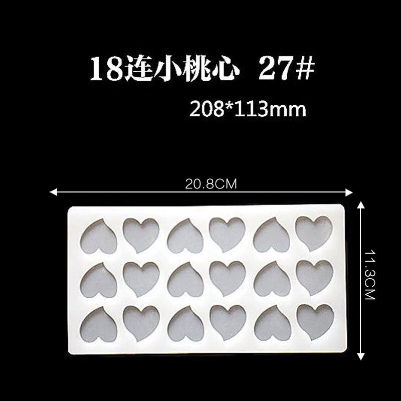 Variety Shapes Chocolate Inserts Food Grade Silicone Cake Decoration Tool DIY Dessert Chocolate Insert Mold Decorating Accessory