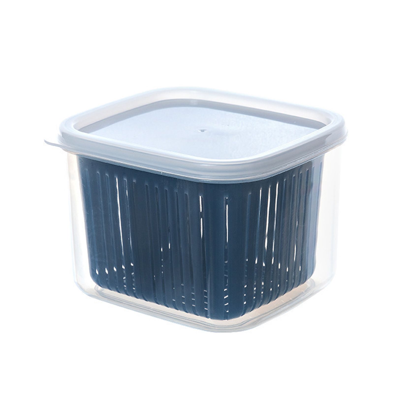 Detachable Draining Basket Fruit Vegetable Kitchen Refrigerator Food Storage Box