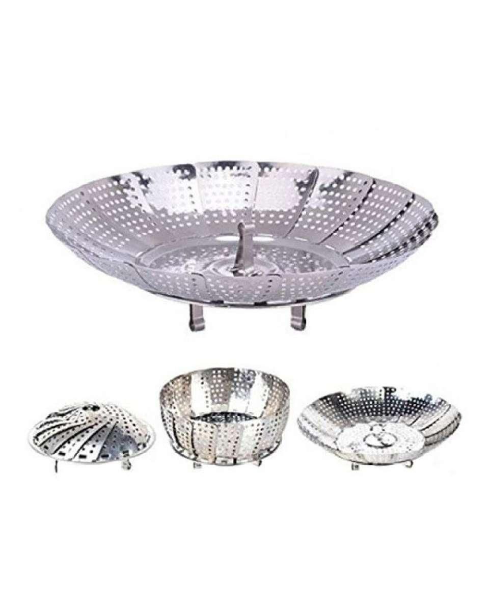 Foldable Fruit Basket - Silver