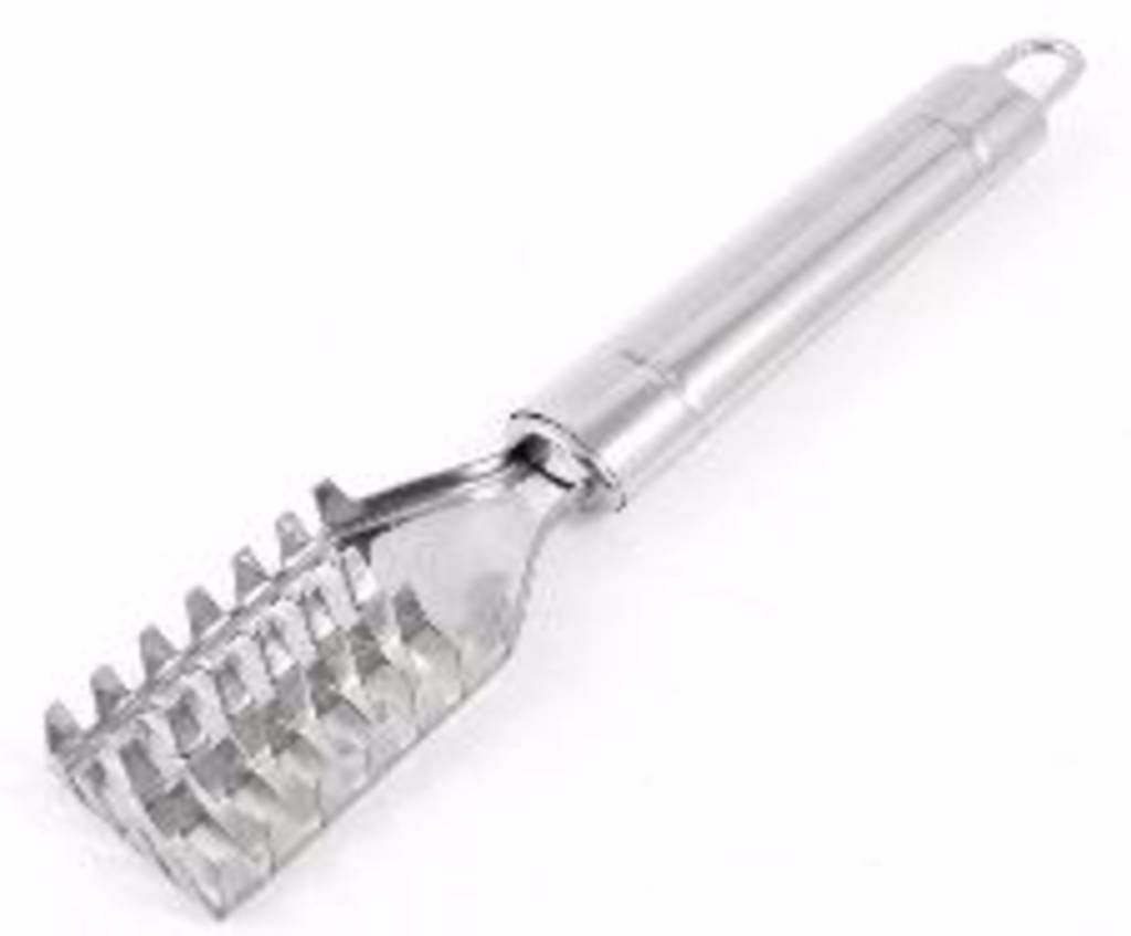 Stainless steel fish scale cleaner