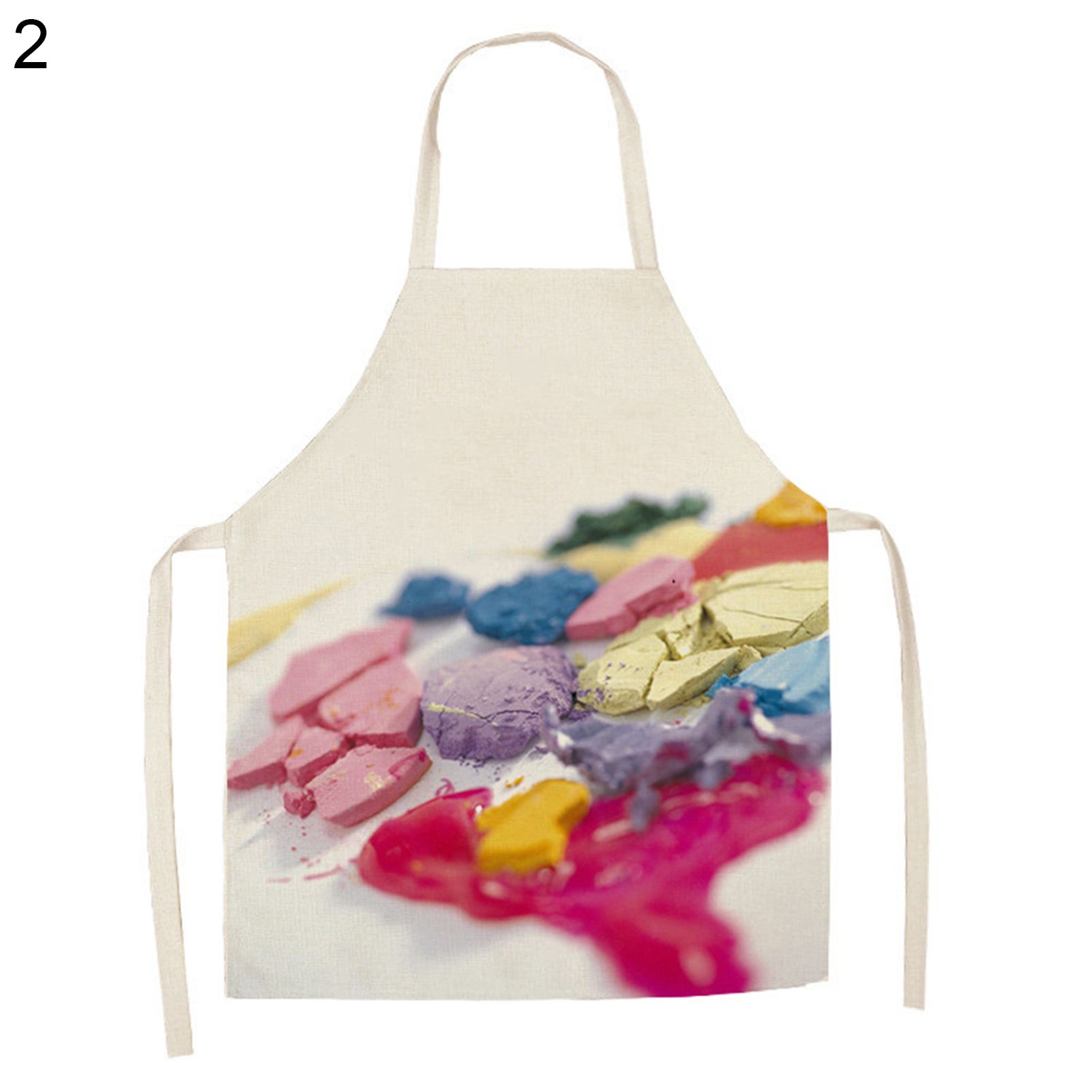 Chef Bib Soft Texture Women Nail Glue Shape Kitchen Apron