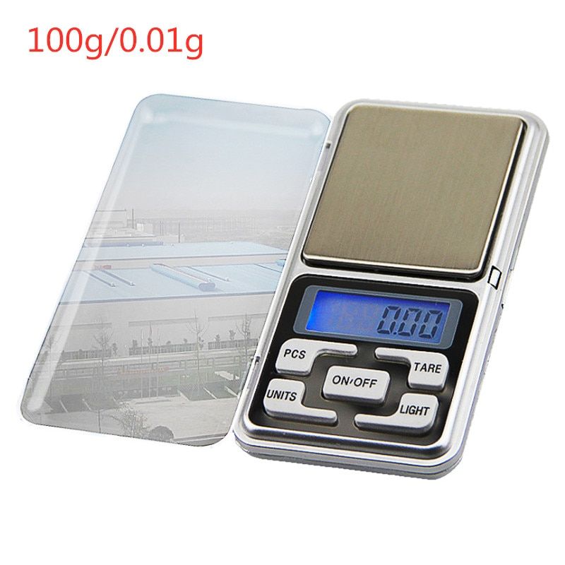 100/200/300/500g 0.01/0.1g Mini Digital Scale  High Accuracy Backlight Electric Pocket For Jewelry Gram Weight For Kitchen